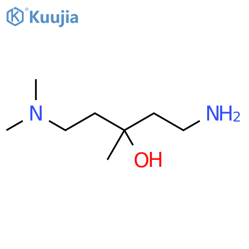3-Pentanol, 1-amino-5-(dimethylamino)-3-methyl- structure