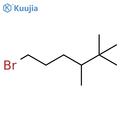 Hexane, 1-bromo-4,5,5-trimethyl- structure