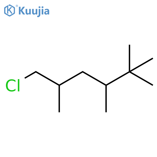 Hexane, 1-chloro-2,4,5,5-tetramethyl- structure