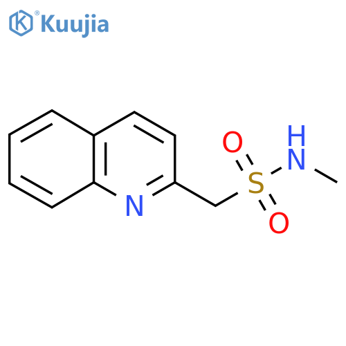 N-methyl-1-(quinolin-2-yl)methanesulfonamide structure