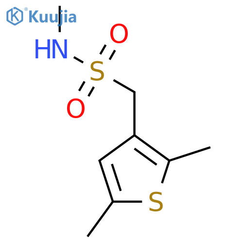 1-(2,5-dimethylthiophen-3-yl)-N-methylmethanesulfonamide structure