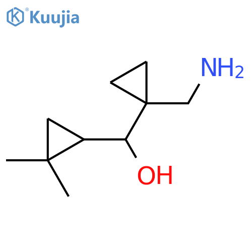 Cyclopropanemethanol, α-[1-(aminomethyl)cyclopropyl]-2,2-dimethyl- structure