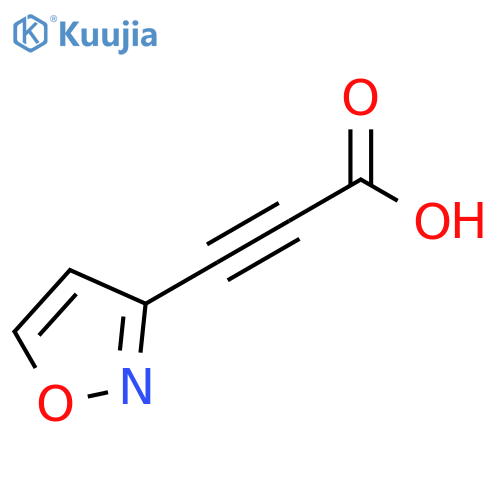 2-Propynoic acid, 3-(3-isoxazolyl)- structure