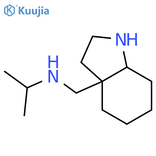 (octahydro-1H-indol-3a-yl)methyl(propan-2-yl)amine structure