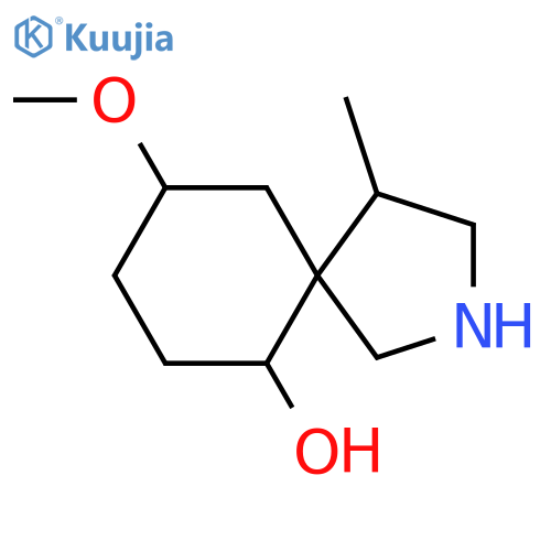 9-methoxy-4-methyl-2-azaspiro4.5decan-6-ol structure