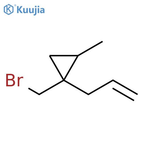 Cyclopropane, 1-(bromomethyl)-2-methyl-1-(2-propen-1-yl)- structure
