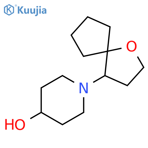 4-Piperidinol, 1-(1-oxaspiro[4.4]non-4-yl)- structure