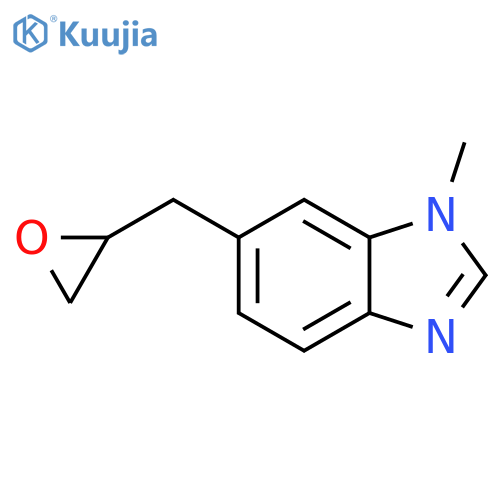 1H-Benzimidazole, 1-methyl-6-(2-oxiranylmethyl)- structure