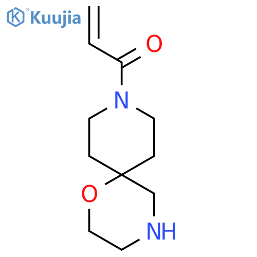 1-{1-Oxa-4,9-diazaspiro[5.5]undecan-9-yl}prop-2-en-1-one structure