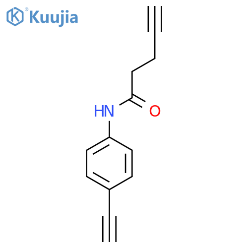 N-(4-ethynylphenyl)pent-4-ynamide structure