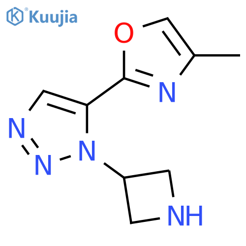 1H-1,2,3-Triazole, 1-(3-azetidinyl)-5-(4-methyl-2-oxazolyl)- structure