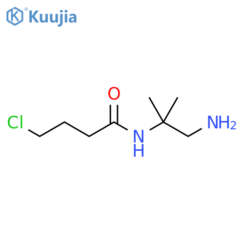 Butanamide, N-(2-amino-1,1-dimethylethyl)-4-chloro- structure