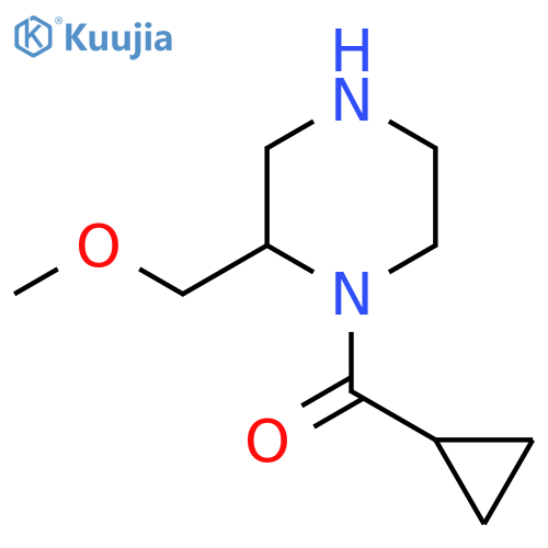 1-Cyclopropanecarbonyl-2-(methoxymethyl)piperazine structure