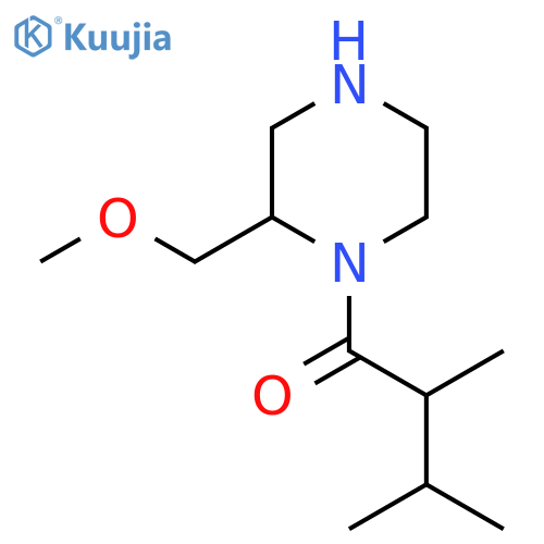1-2-(methoxymethyl)piperazin-1-yl-2,3-dimethylbutan-1-one structure