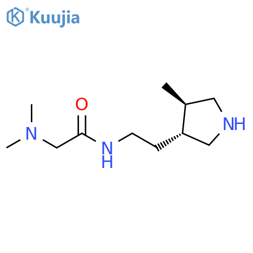 Acetamide, 2-(dimethylamino)-N-[2-[(3R,4R)-4-methyl-3-pyrrolidinyl]ethyl]-, rel- structure
