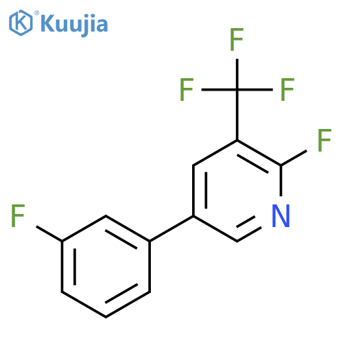 Pyridine, 2-fluoro-5-(3-fluorophenyl)-3-(trifluoromethyl)- structure