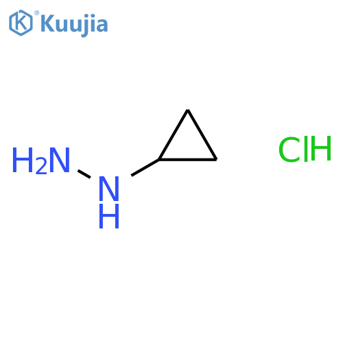Cyclopropylhydrazine hydrochloride structure