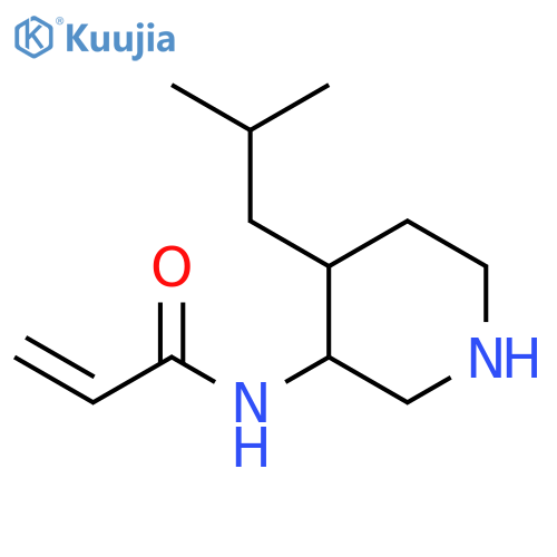 2-Propenamide, N-[4-(2-methylpropyl)-3-piperidinyl]- structure