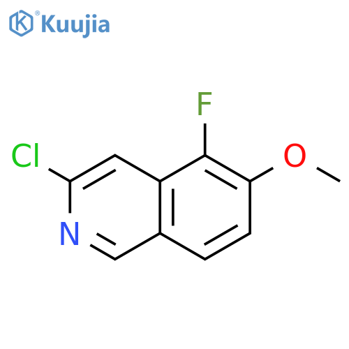 Isoquinoline, 3-chloro-5-fluoro-6-methoxy- structure