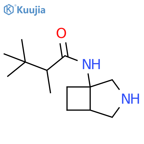Butanamide, N-3-azabicyclo[3.2.0]hept-1-yl-2,3,3-trimethyl- structure