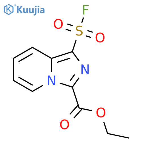 Ethyl 1-(fluorosulfonyl)imidazo[1,5-a]pyridine-3-carboxylate structure