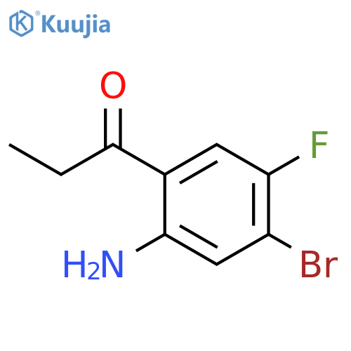 1-Propanone, 1-(2-amino-4-bromo-5-fluorophenyl)- structure