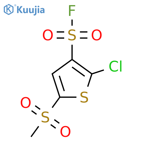 2-Chloro-5-methanesulfonylthiophene-3-sulfonyl fluoride structure