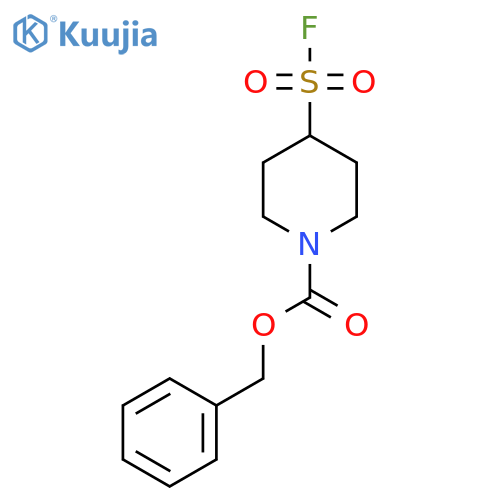 Benzyl 4-fluorosulfonylpiperidine-1-carboxylate structure