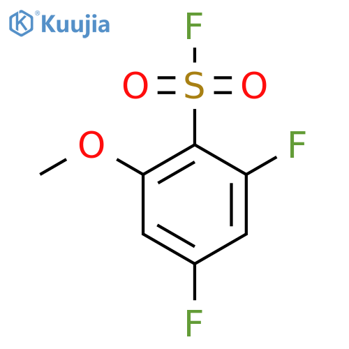 2,4-Difluoro-6-methoxybenzene-1-sulfonyl fluoride structure