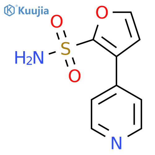 3-(Pyridin-4-yl)furan-2-sulfonamide structure