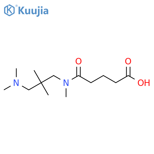 4-{3-(dimethylamino)-2,2-dimethylpropyl(methyl)carbamoyl}butanoic acid structure