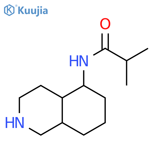 Propanamide, N-(decahydro-5-isoquinolinyl)-2-methyl- structure