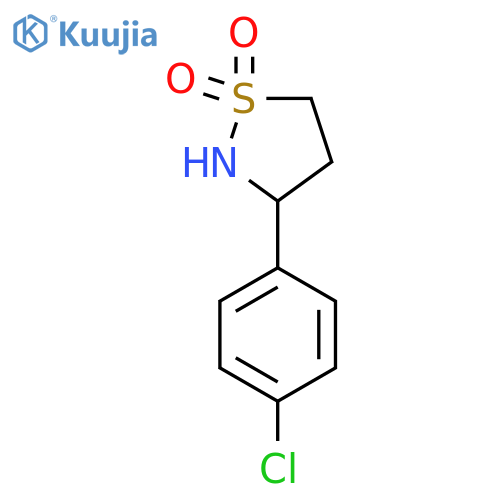 3-(4-Chlorophenyl)isothiazolidine 1,1-dioxide structure