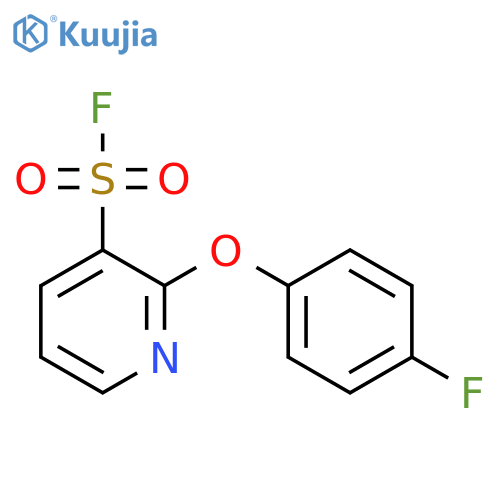 2-(4-Fluorophenoxy)pyridine-3-sulfonyl fluoride structure