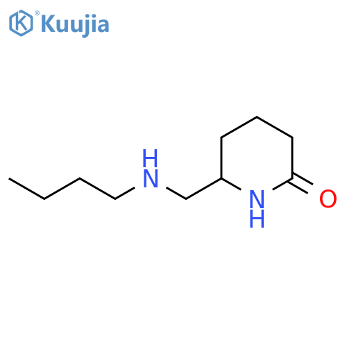 6-[(Butylamino)methyl]piperidin-2-one structure