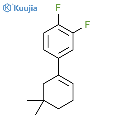 4-(5,5-dimethylcyclohex-1-en-1-yl)-1,2-difluorobenzene structure