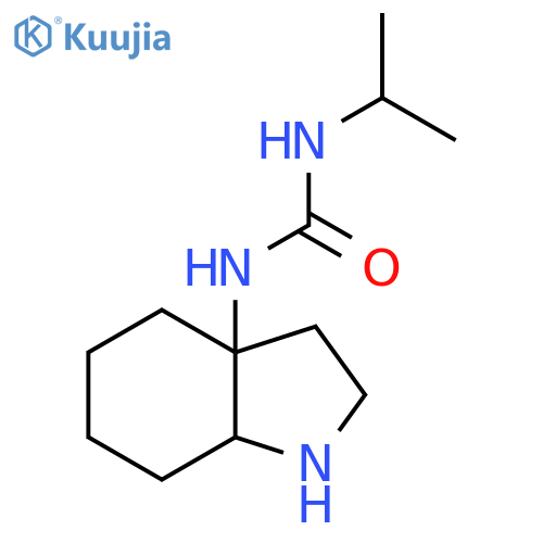 1-(octahydro-1H-indol-3a-yl)-3-(propan-2-yl)urea structure