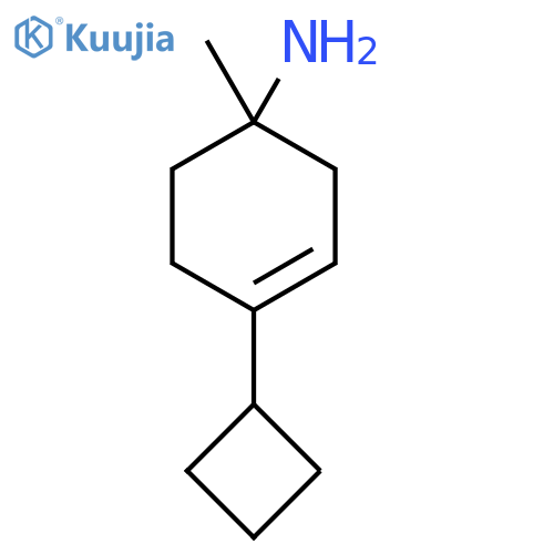 4-Cyclobutyl-1-methylcyclohex-3-en-1-amine structure