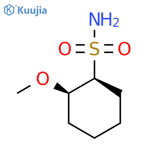 (1S,2R)-2-Methoxycyclohexane-1-sulfonamide structure