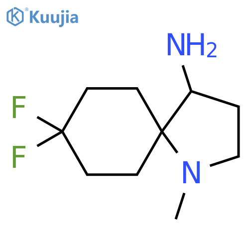 8,8-Difluoro-1-methyl-1-azaspiro[4.5]decan-4-amine structure