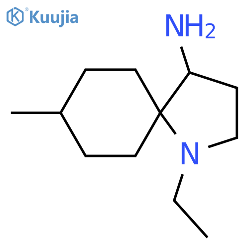 1-Ethyl-8-methyl-1-azaspiro[4.5]decan-4-amine structure