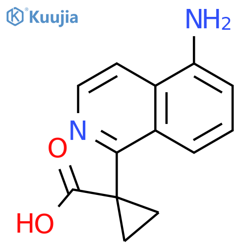 Cyclopropanecarboxylic acid, 1-(5-amino-1-isoquinolinyl)- structure