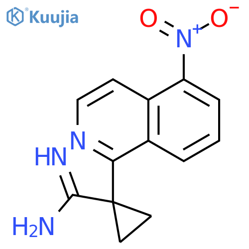 Cyclopropanecarboximidamide, 1-(5-nitro-1-isoquinolinyl)- structure