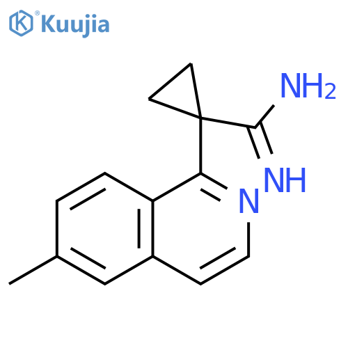 Cyclopropanecarboximidamide, 1-(6-methyl-1-isoquinolinyl)- structure