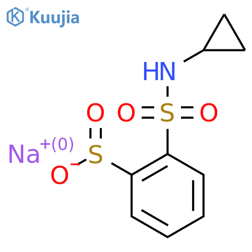 Sodium 2-(cyclopropylsulfamoyl)benzene-1-sulfinate structure