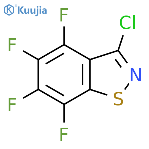 3-Chloro-4,5,6,7-tetrafluoro-1,2-benzothiazole structure