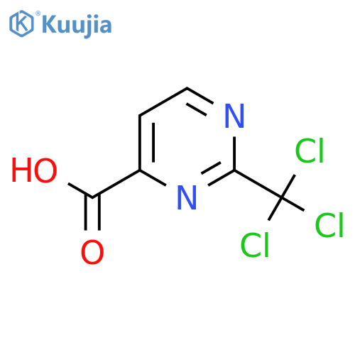 2-(Trichloromethyl)pyrimidine-4-carboxylic acid structure