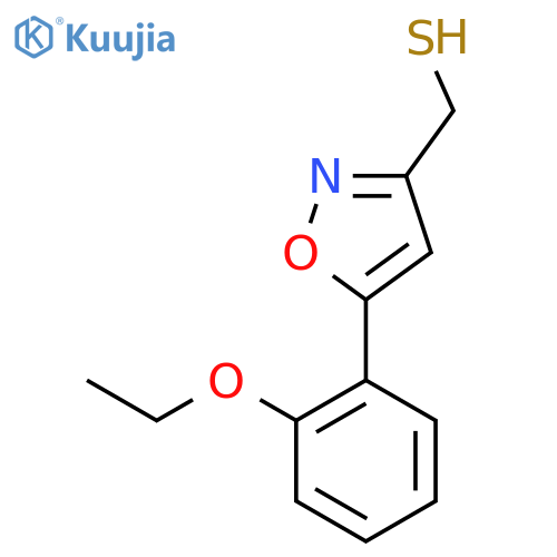 5-(2-ethoxyphenyl)-1,2-oxazol-3-ylmethanethiol structure