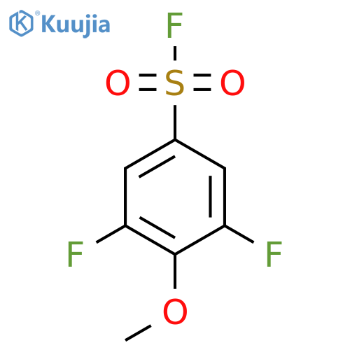 3,5-Difluoro-4-methoxybenzene-1-sulfonyl fluoride structure