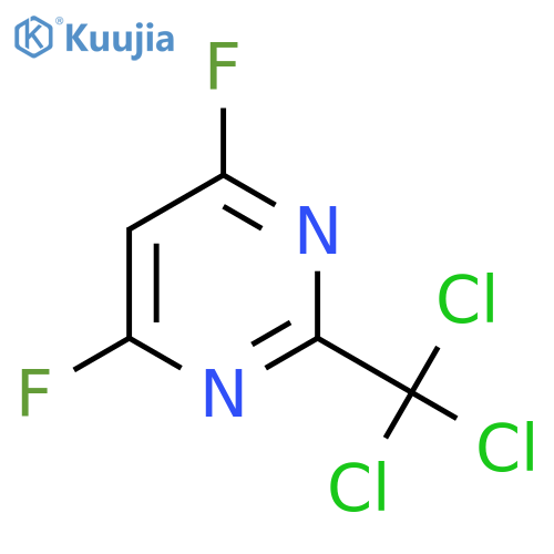 4,6-Difluoro-2-(trichloromethyl)pyrimidine structure